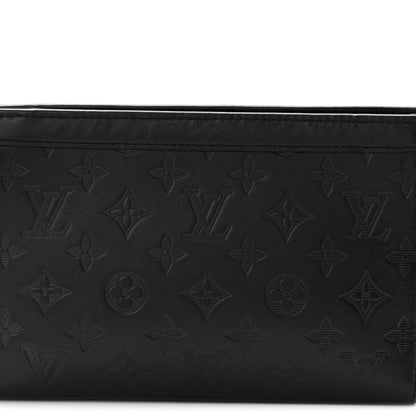 Louis Vuitton Calfskin Monogram Shadow Gaston Wearable Wallet 8 of 10