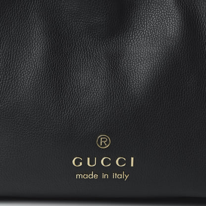 Gucci Calfskin Large Gifford Braided Handle Tote Black 10 of 10