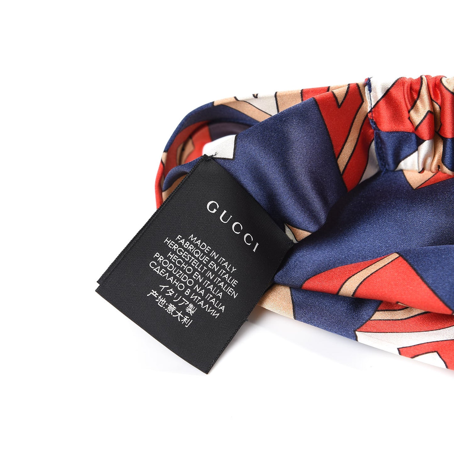 Silk GG Wallpaper Duchess Headband Royal Blue Red
