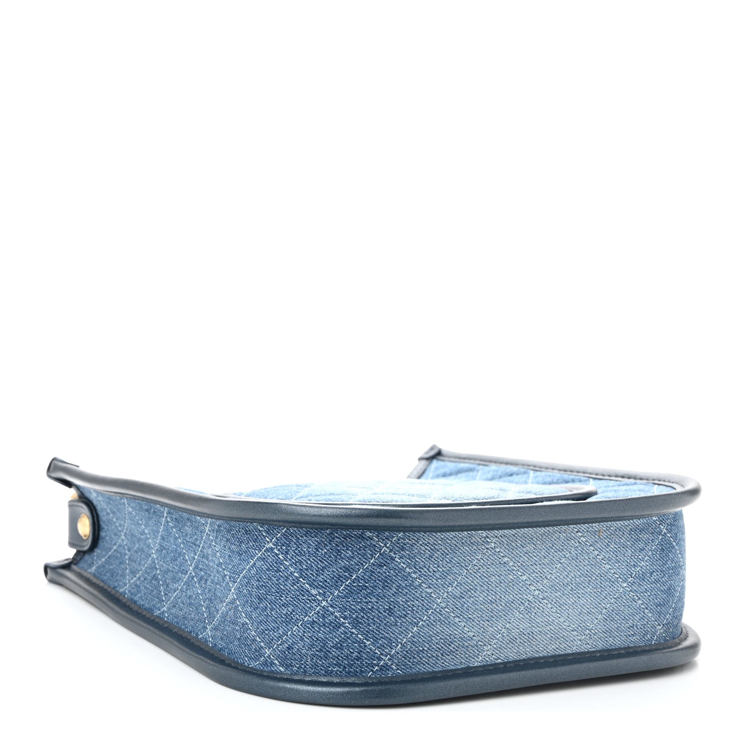 Chanel Washed Denim Quilted Small Hobo Blue 4 of 10