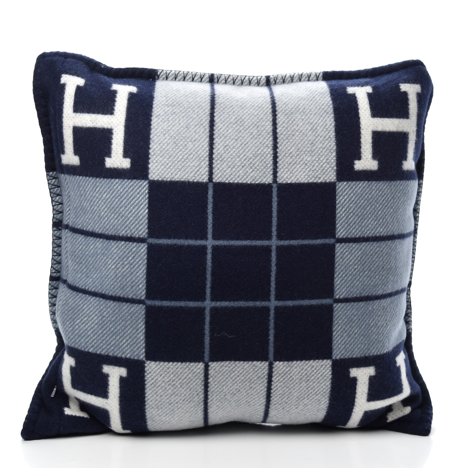 Hermes Wool Cashmere Avalon III Pillow PM Ecru Caban 2 of 3