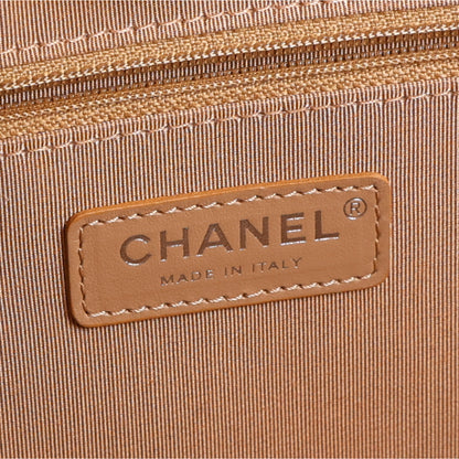 Chanel Wool Felt Large Deauville Tote Grey Beige 6 of 10