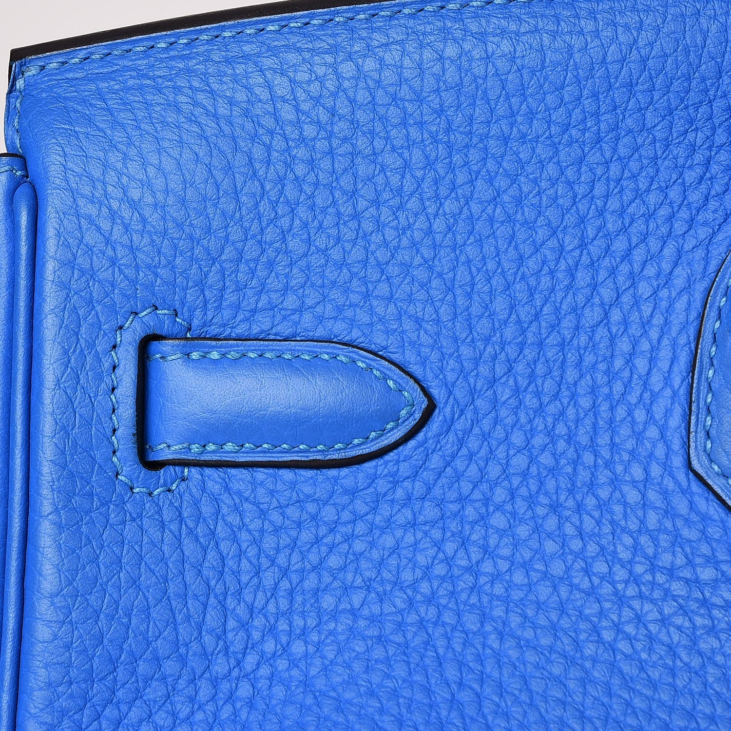 Hermes Taurillon Clemence Birkin 35 Bleu Hydra 30 of 33