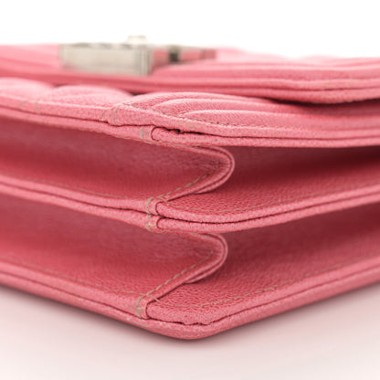 Chanel Iridescent Caviar Quilted North South Boy Flap Pink 9 of 10