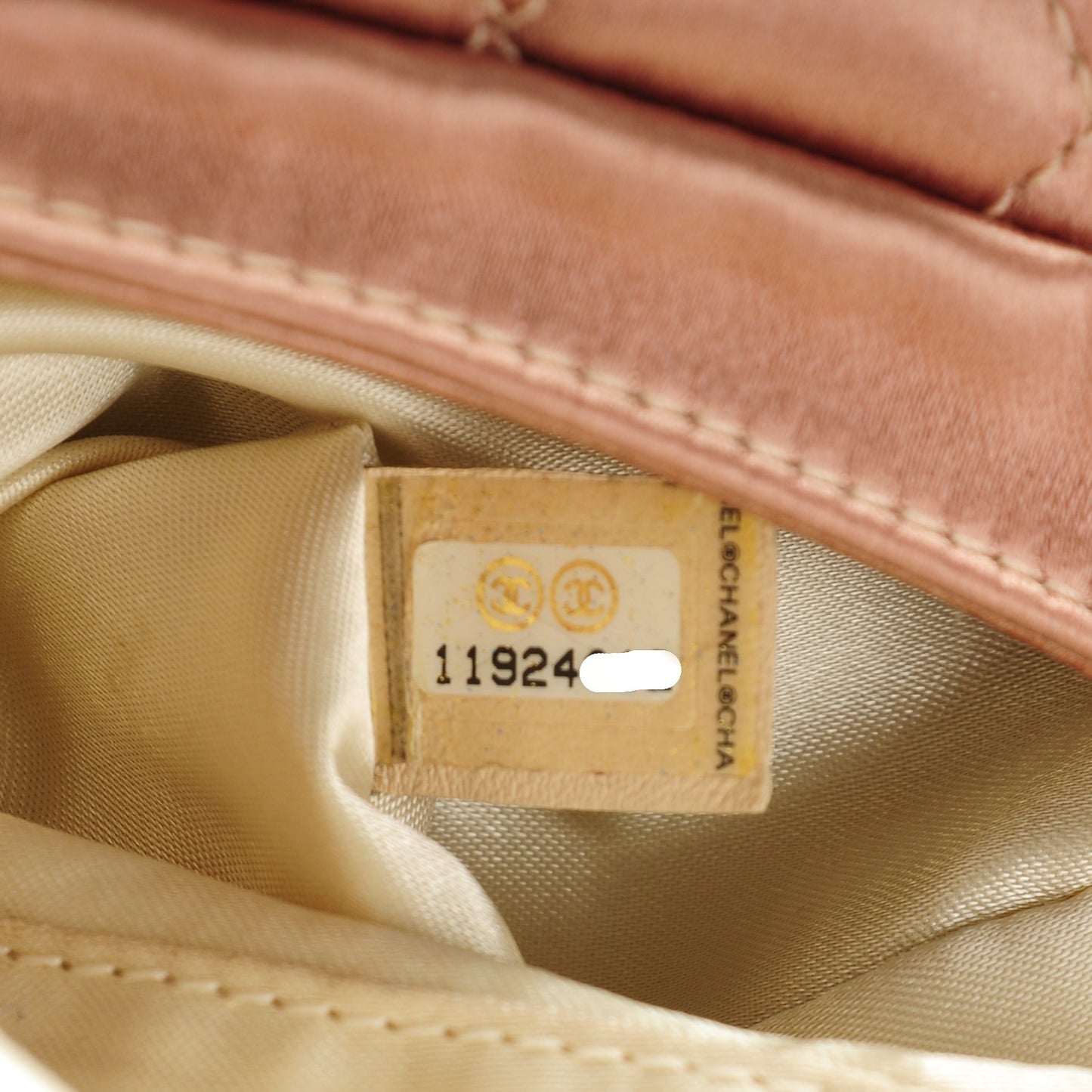 Satin Quilted Flap Clutch Pink