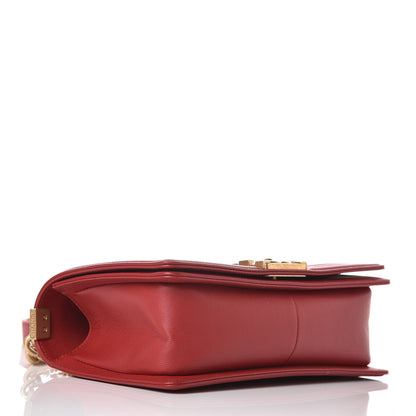 Chanel Caviar Quilted Medium Boy Flap Red 4 of 8