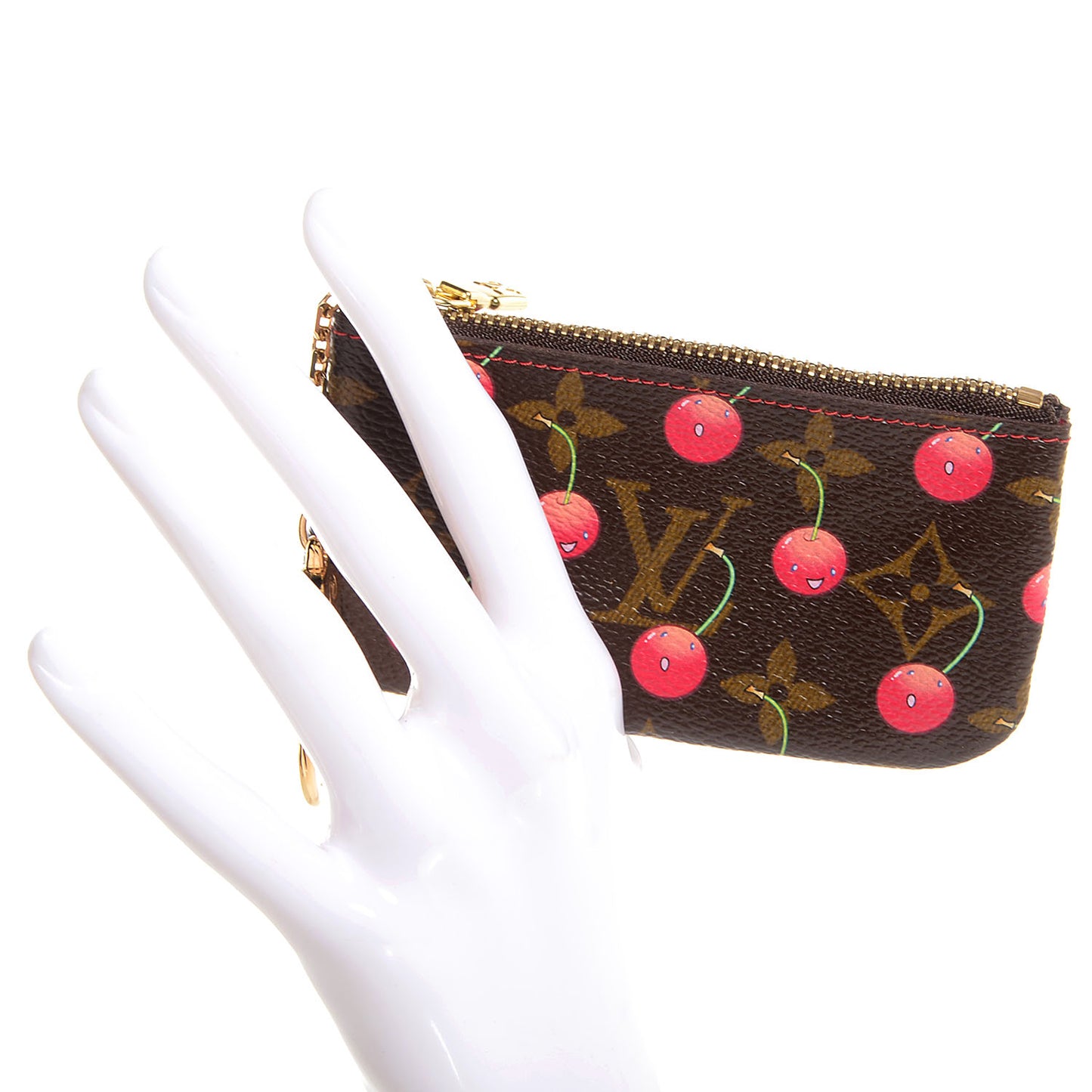 Monogram Cerises Key Pouch