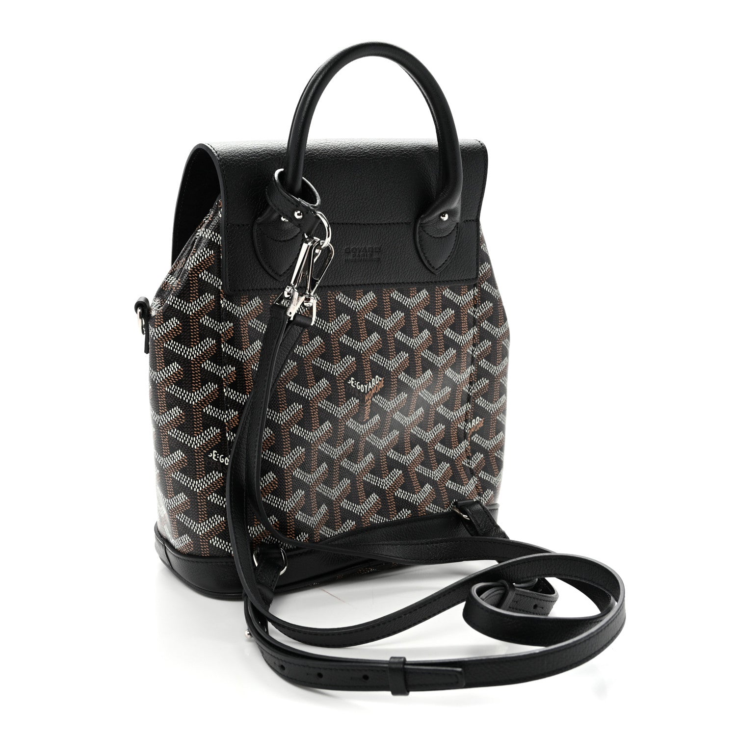 Goyard Goyardine Calfskin Mini Alpin Backpack Black 3 of 9