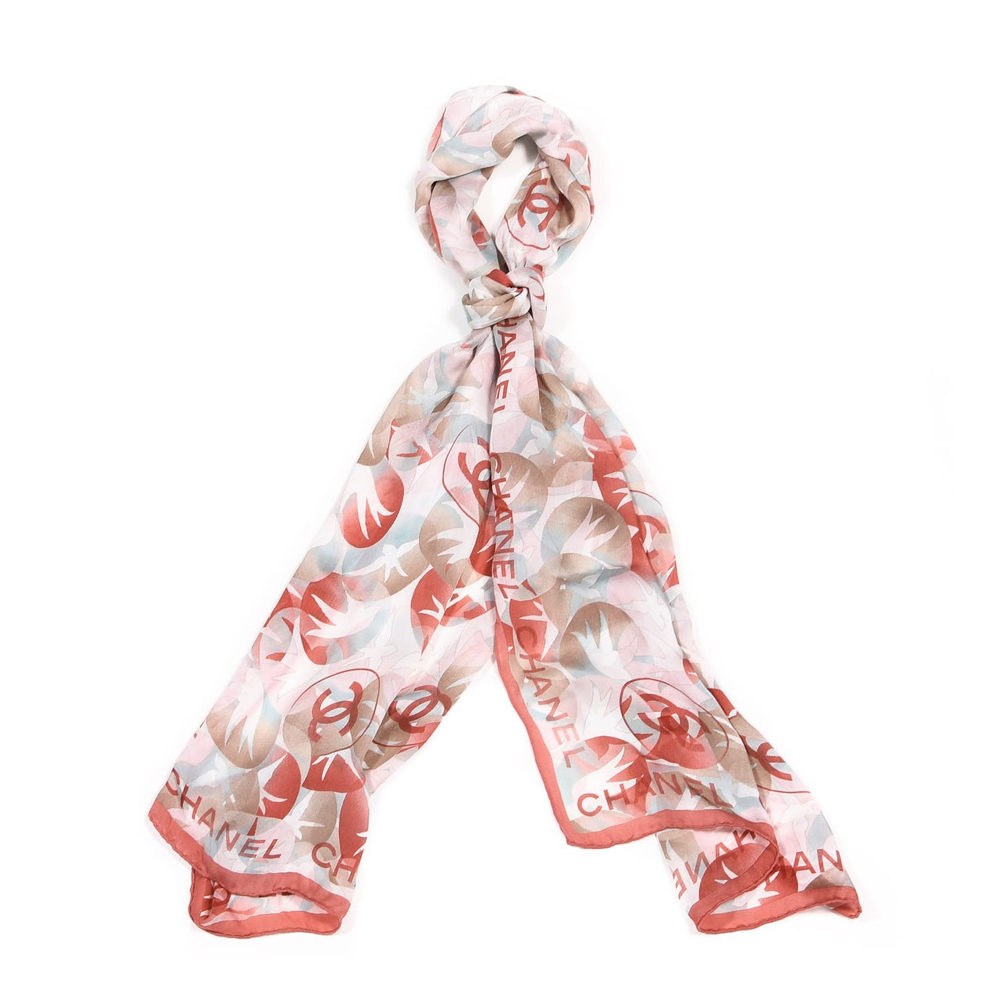 Silk CC Stole Orange