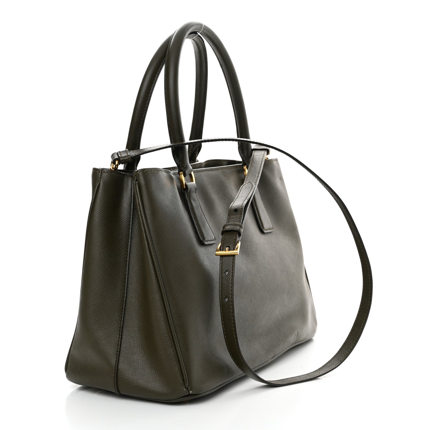 Saffiano Lux Medium Tote Militare