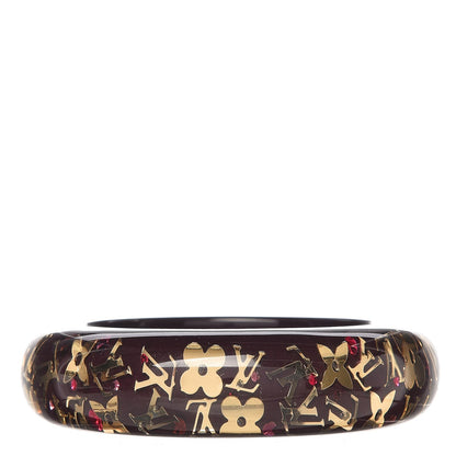Louis Vuitton Resin Swarovski Medium Inclusion Bracelet GM Marron 1 of 3