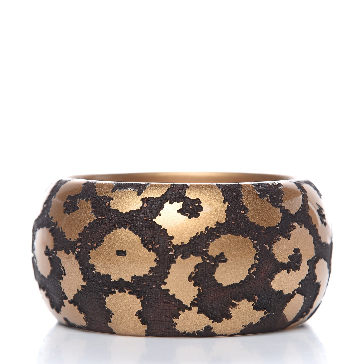 Leomonogram Wide Bracelet Gold