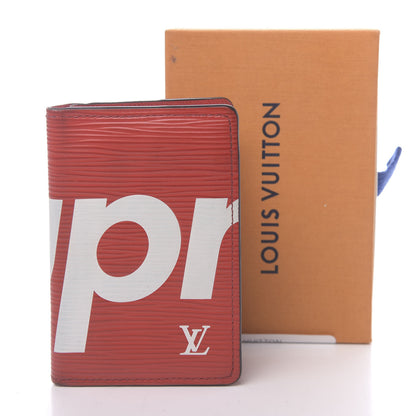 Louis Vuitton X SUPREME Epi Pocket Organizer Red 11 of 11
