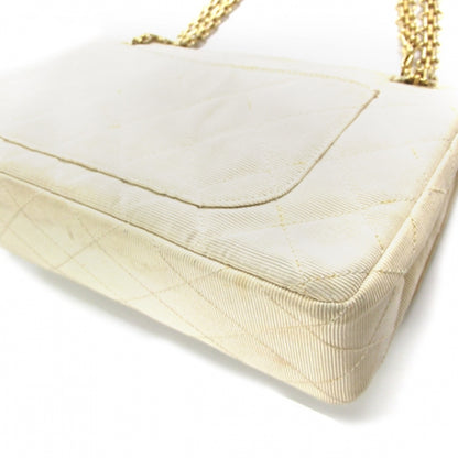 Chanel Fabric Quilted Double Flap Beige 5 of 13