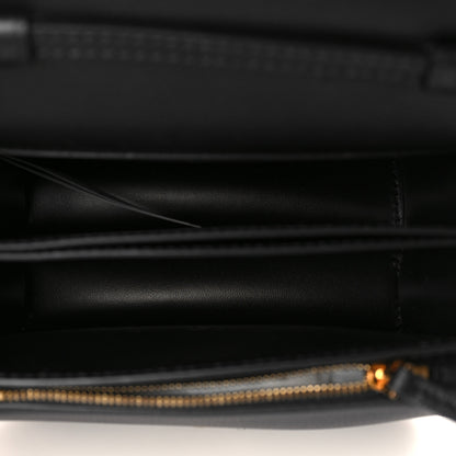 Versace Grained Calfskin Medusa Shoulder Bag Black 4 of 7