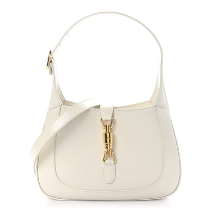 Gucci Boarded Dyana Lux Calfskin Small Jackie 1961 Hobo Mystic White 1 of 10