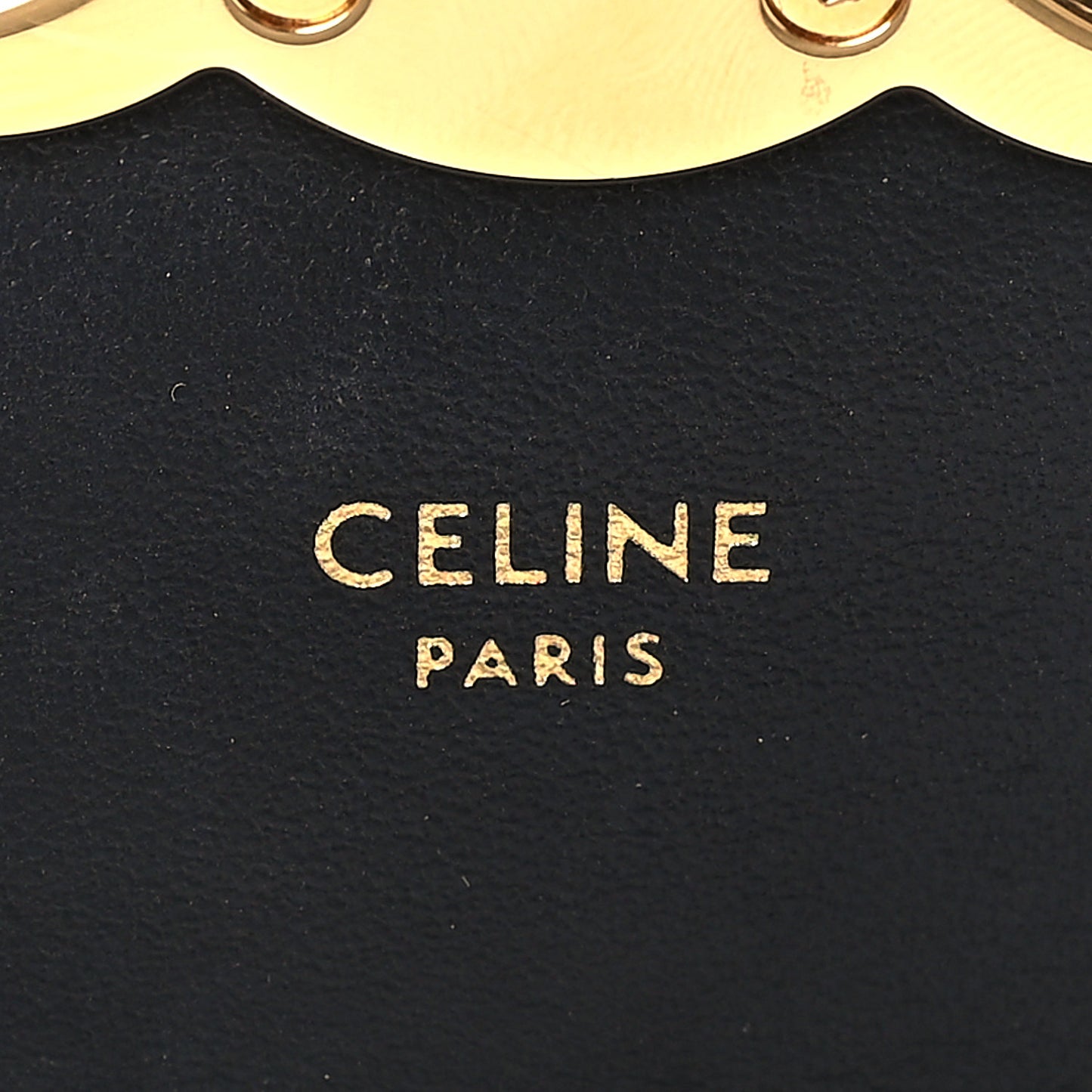 Shiny Calfskin Mini Triomphe Black