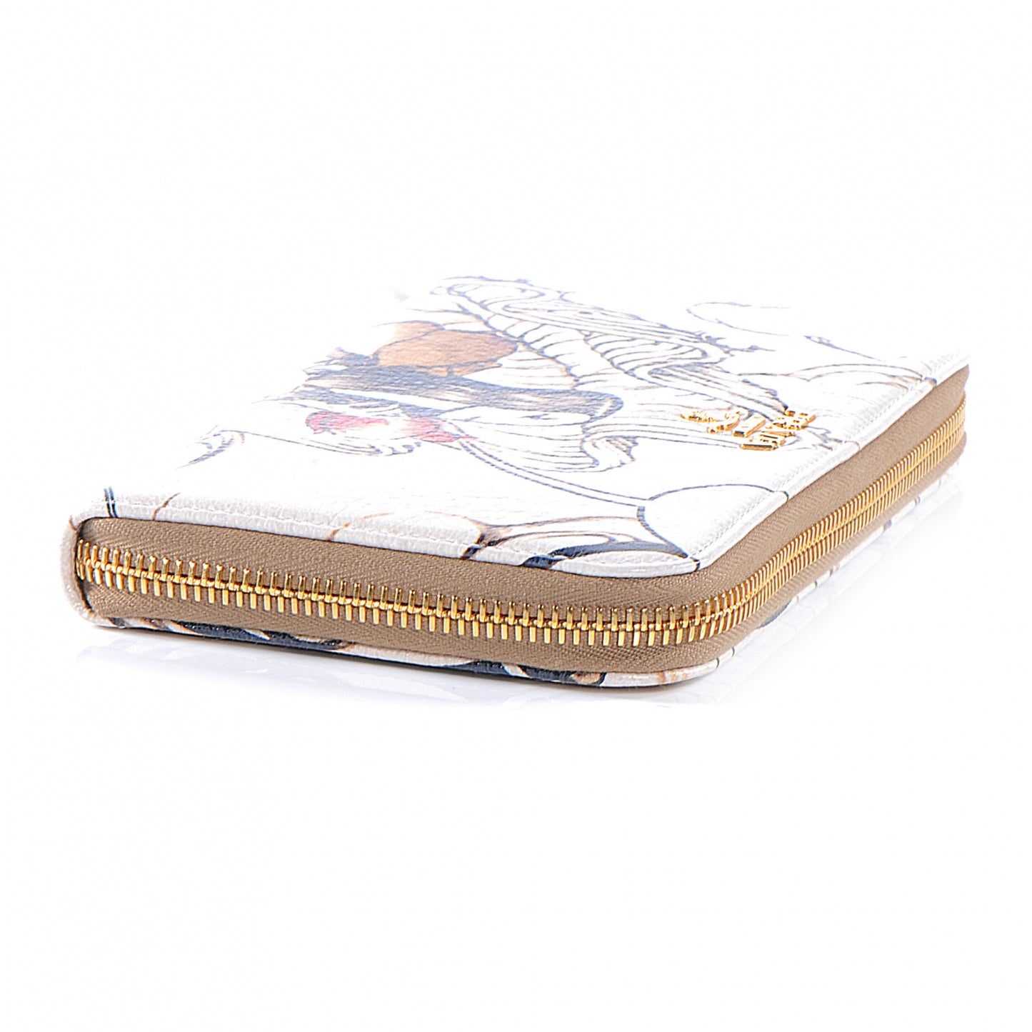 X JAMES JEAN Cervo Lux Fairy Print Zip Around Wallet