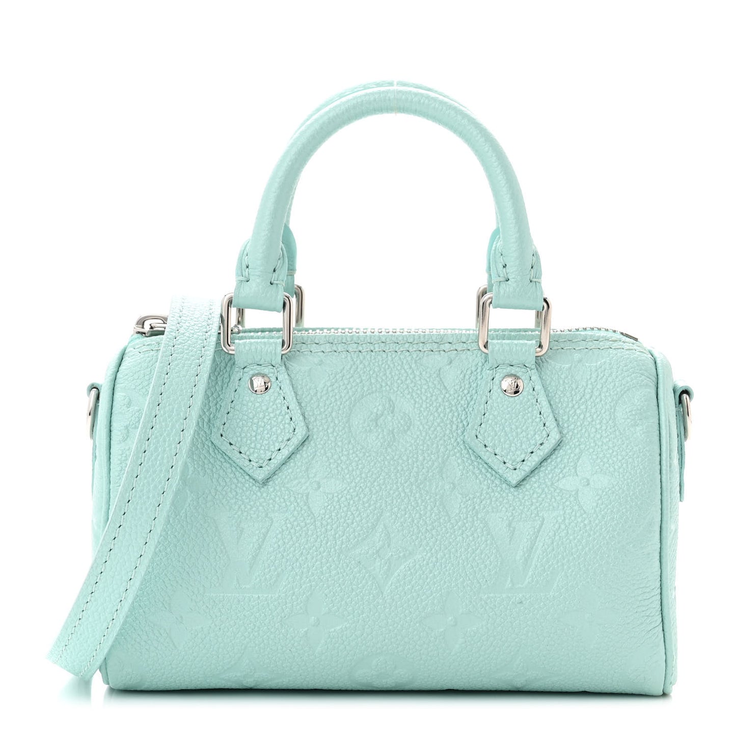 Empreinte Monogram Nano Speedy Pearly Lagoon Turquoise