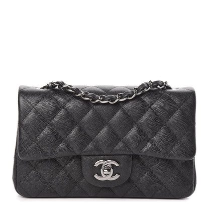 Chanel Iridescent Caviar Quilted Mini Rectangular Flap Black 1 of 12