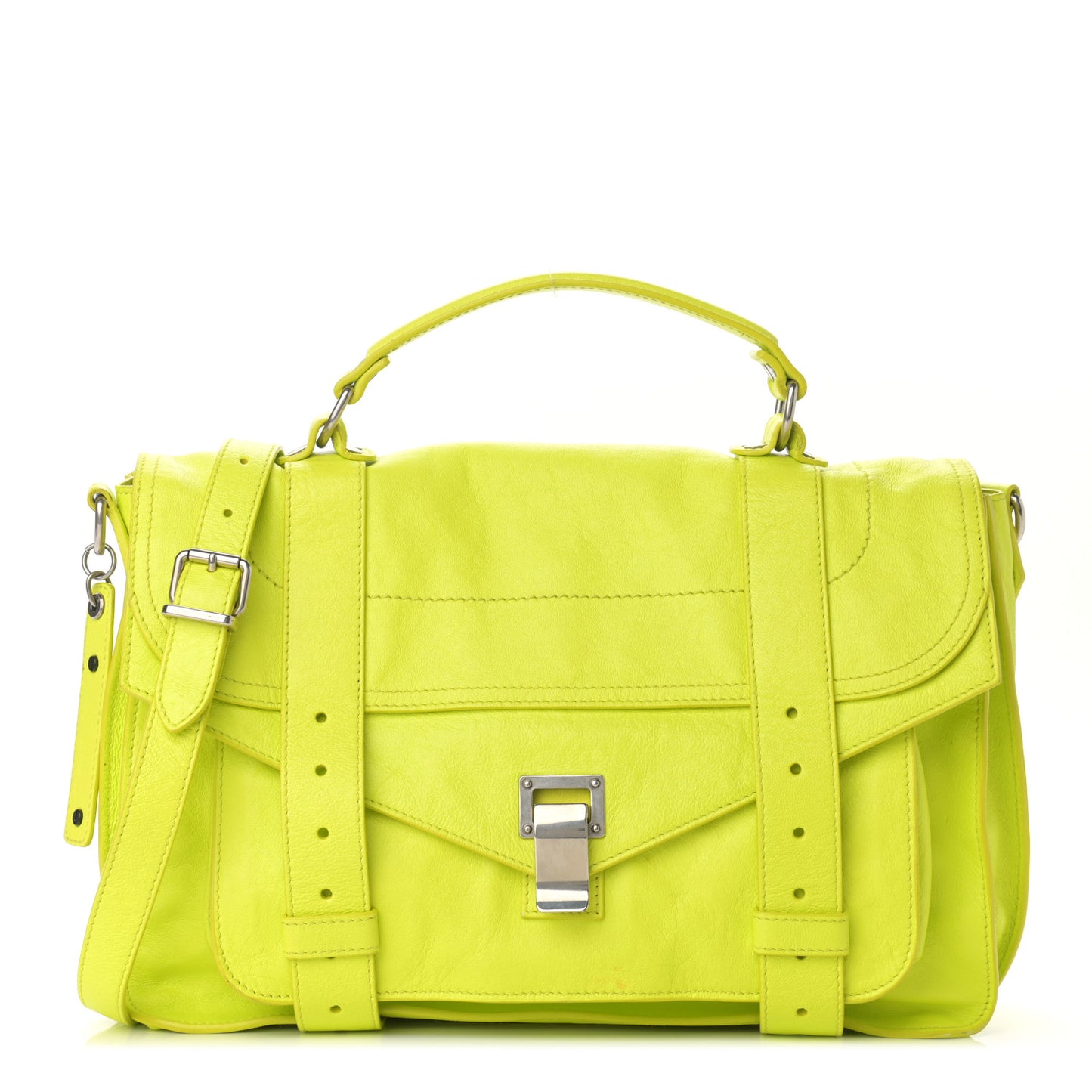 Lambskin Medium PS1 Satchel Sulfur