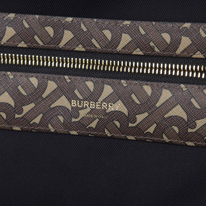 Burberry E-Canvas Monogram Stripe Backpack Bridle Brown 7 of 9