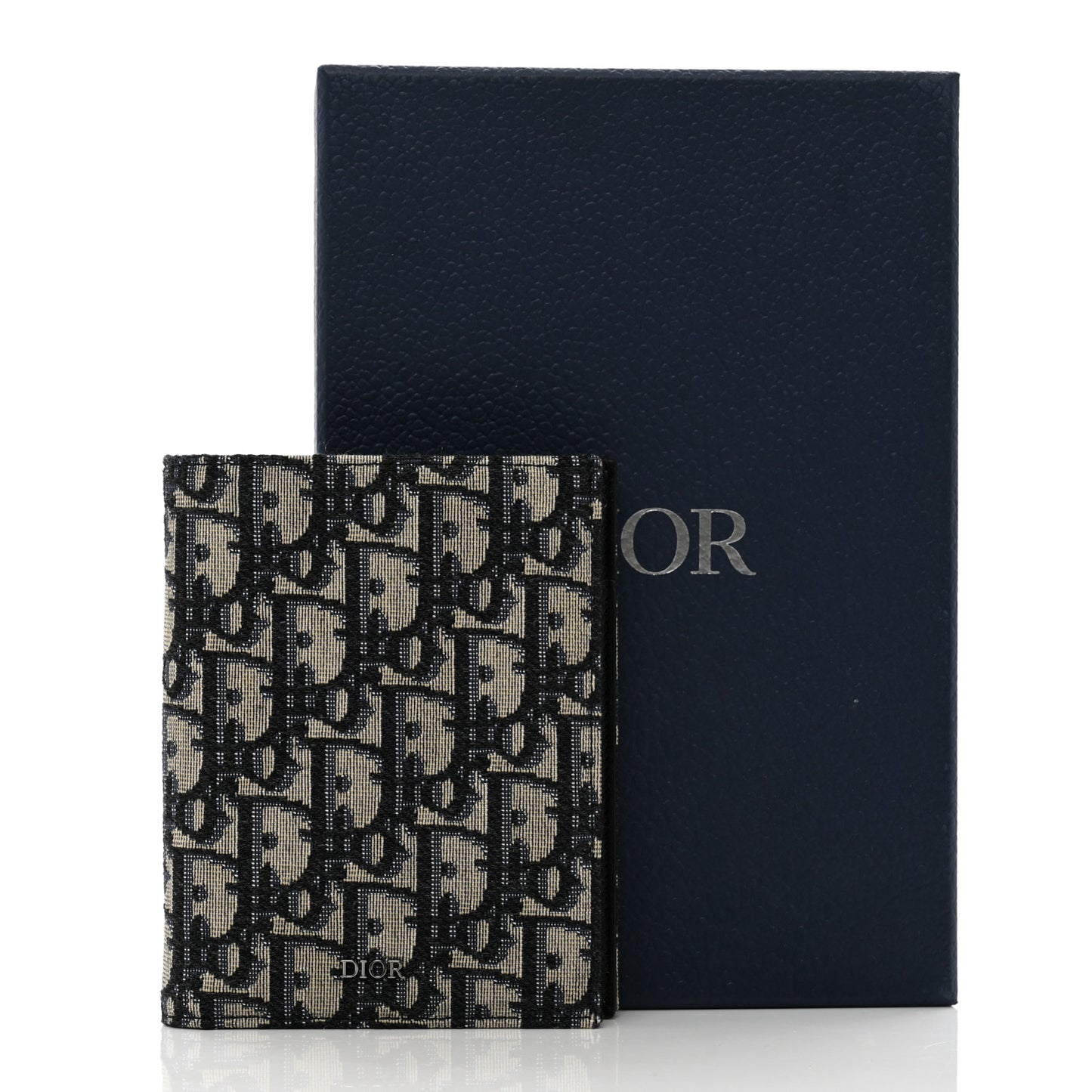 Oblique Passport Holder Blue