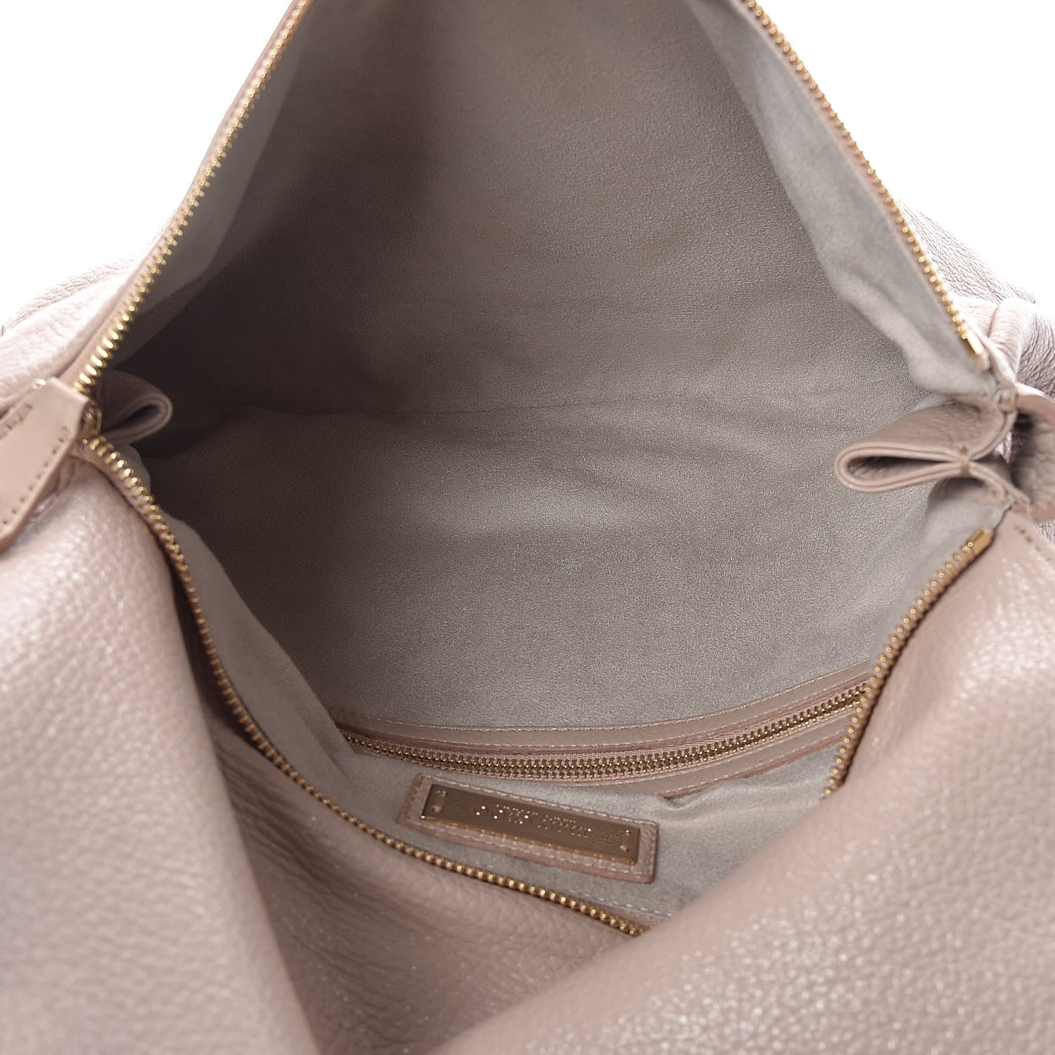 Jimmy Choo Glossy Grained Deerskin Ally Shoulder Bag Pink 7 of 11