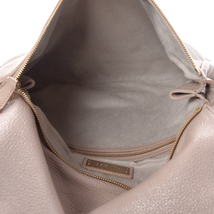 Jimmy Choo Glossy Grained Deerskin Ally Shoulder Bag Pink 7 of 11