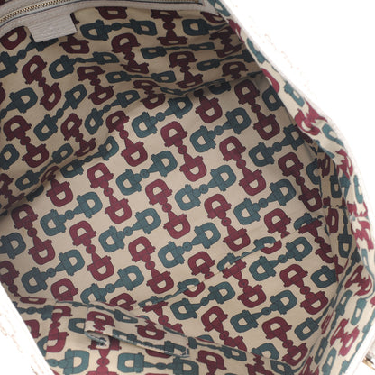 Gucci Monogram Medium Jolicoeur Tote White 5 of 7