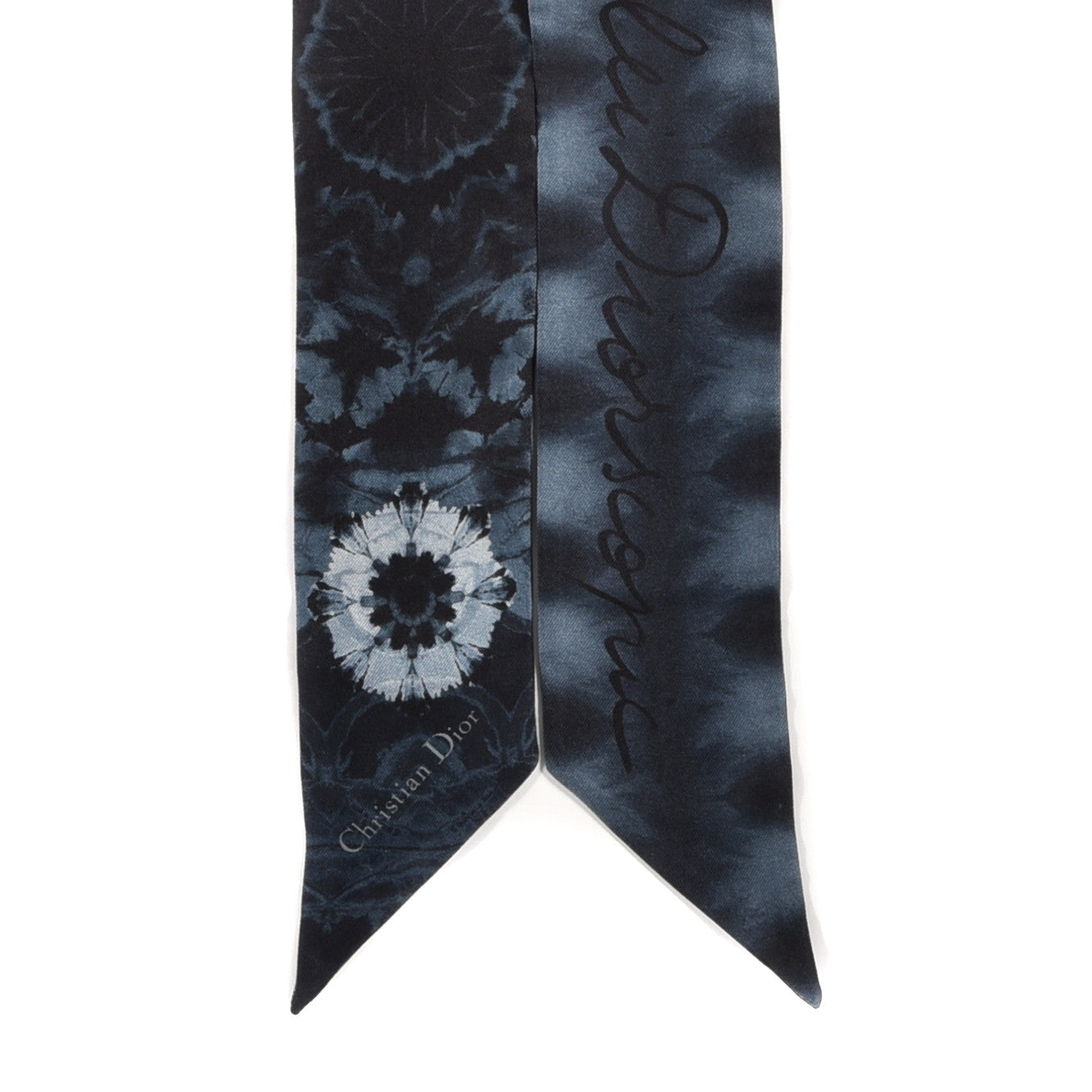 Christian Dior Silk KaleiDioroscopic Mitzah Scarf Blue 2 of 4