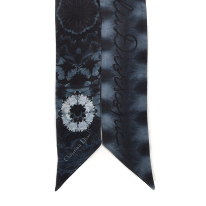 Christian Dior Silk KaleiDioroscopic Mitzah Scarf Blue 2 of 4