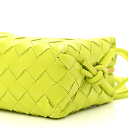 Bottega Veneta Nappa Intrecciato Mini Loop Camera Bag Acid Kiwi 9 of 9