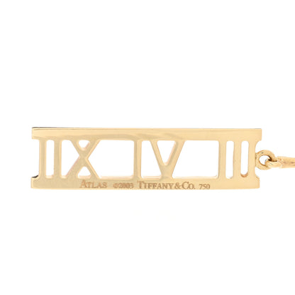 Tiffany 18K Yellow Gold Atlas Bar Drop Earrings 4 of 4