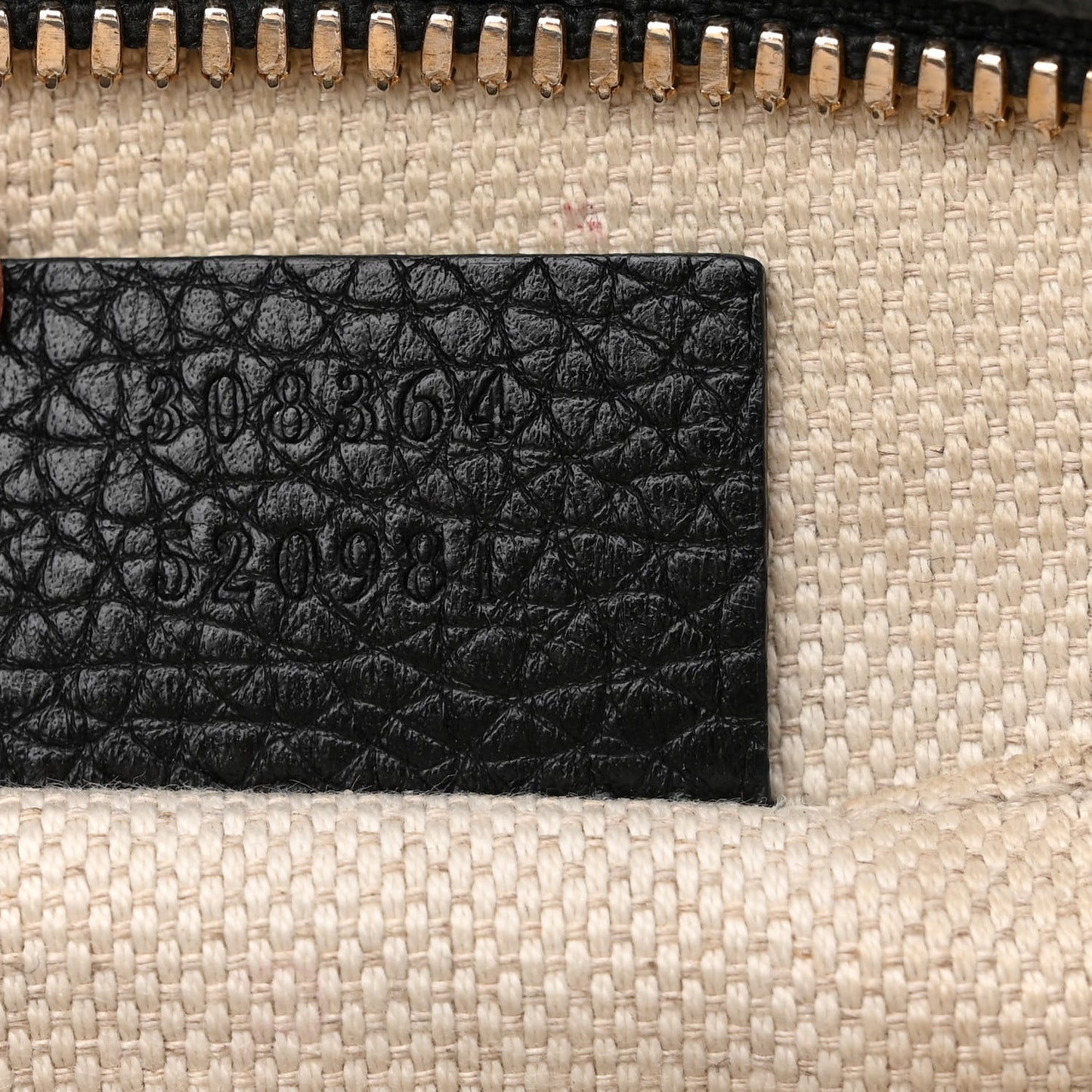Pebbled Calfskin Small Soho Disco Bag Black