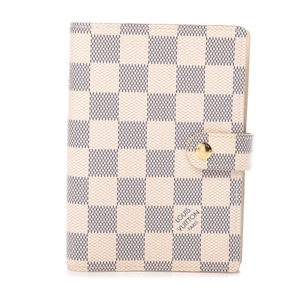 Louis Vuitton Damier Azur Small Ring Agenda Cover 1 of 8