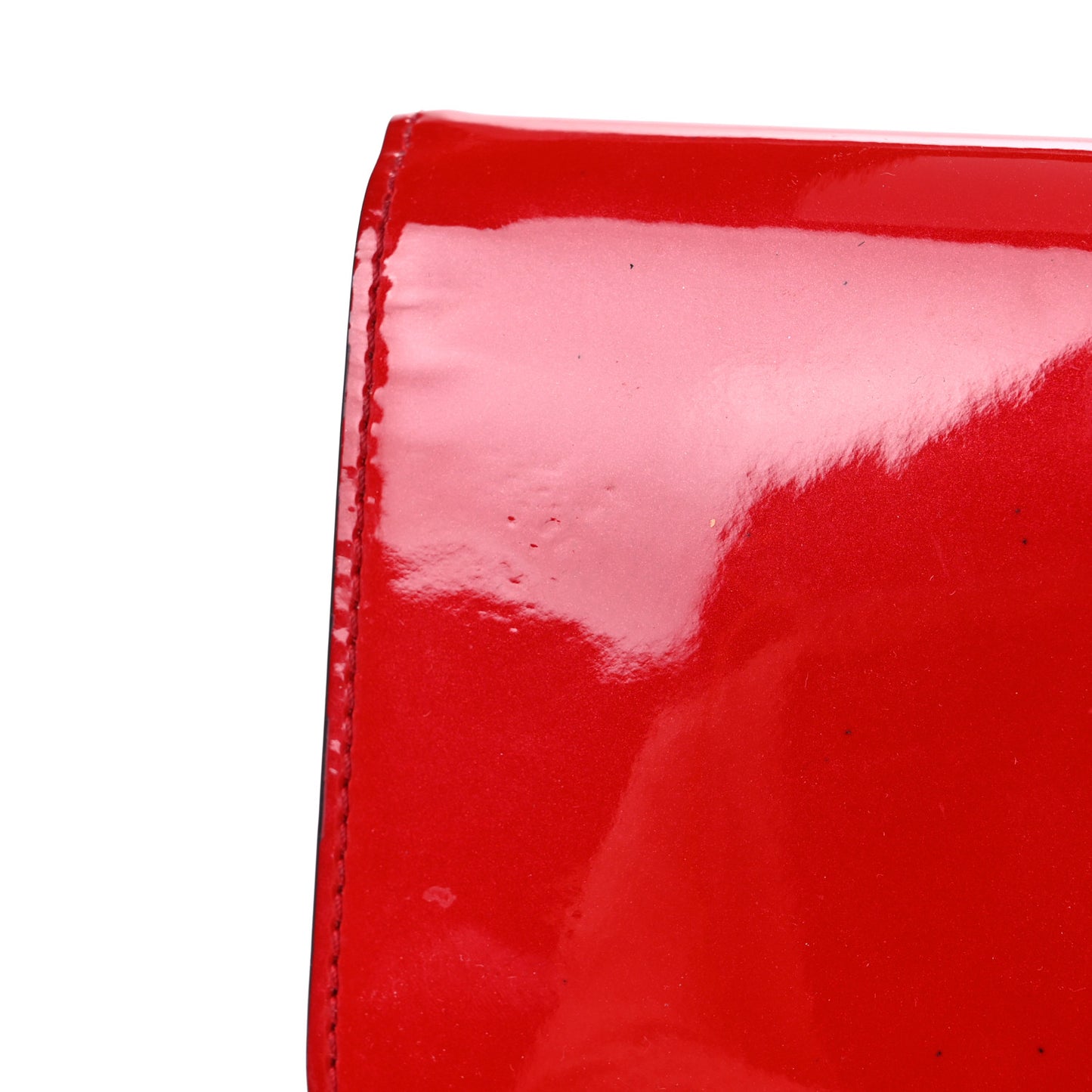 Patent Louise Clutch Cherry