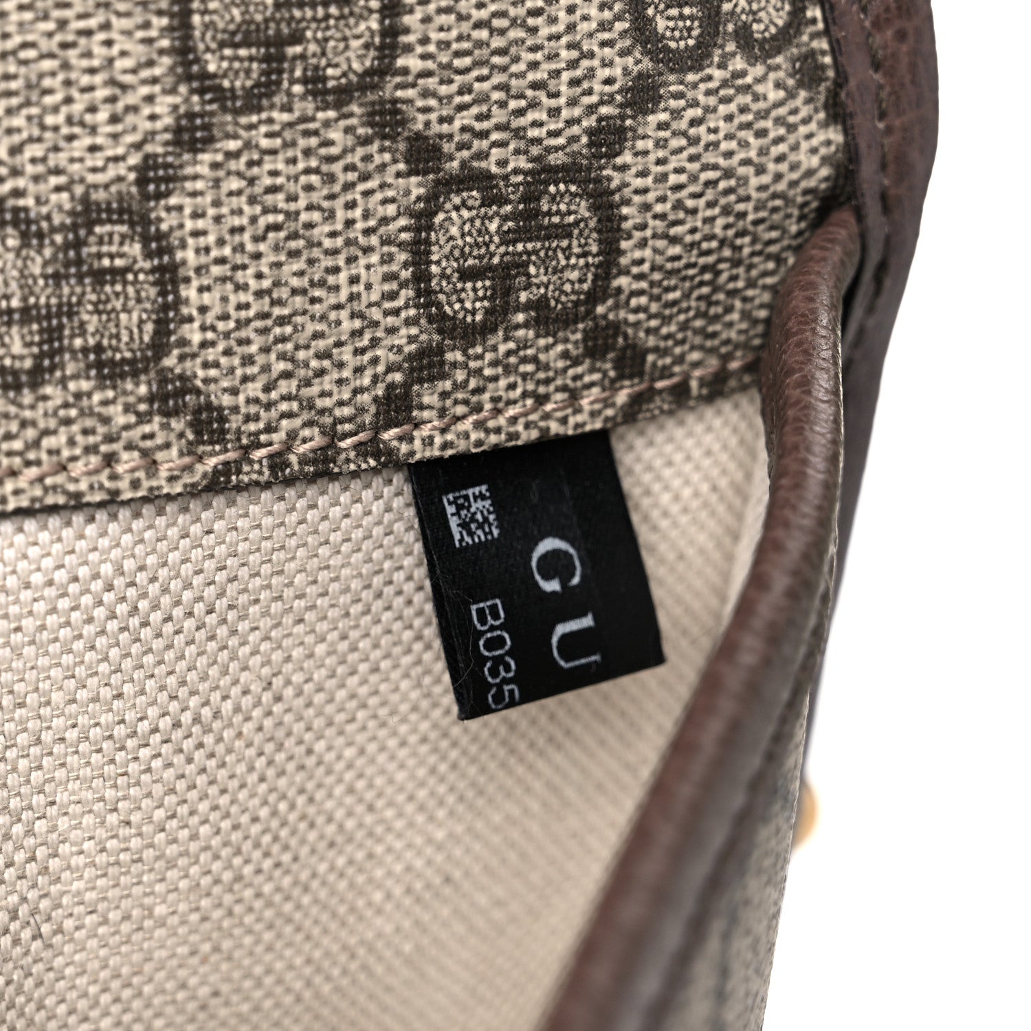 Gucci GG Supreme Monogram Neo Vintage Web Belt Bag Brown 8 of 12