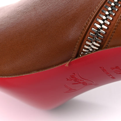 Christian Louboutin Calfskin Ziptotal 85 Booties 40.5 Cuoio 9 of 15
