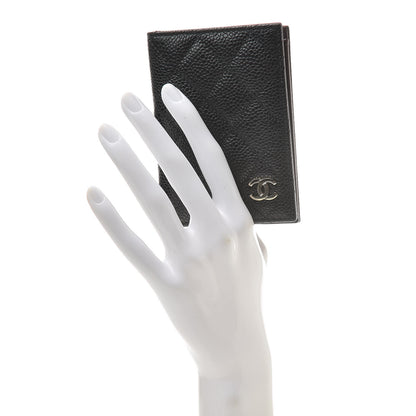 Chanel Caviar Quilted Card Holder Wallet Black 2 of 8