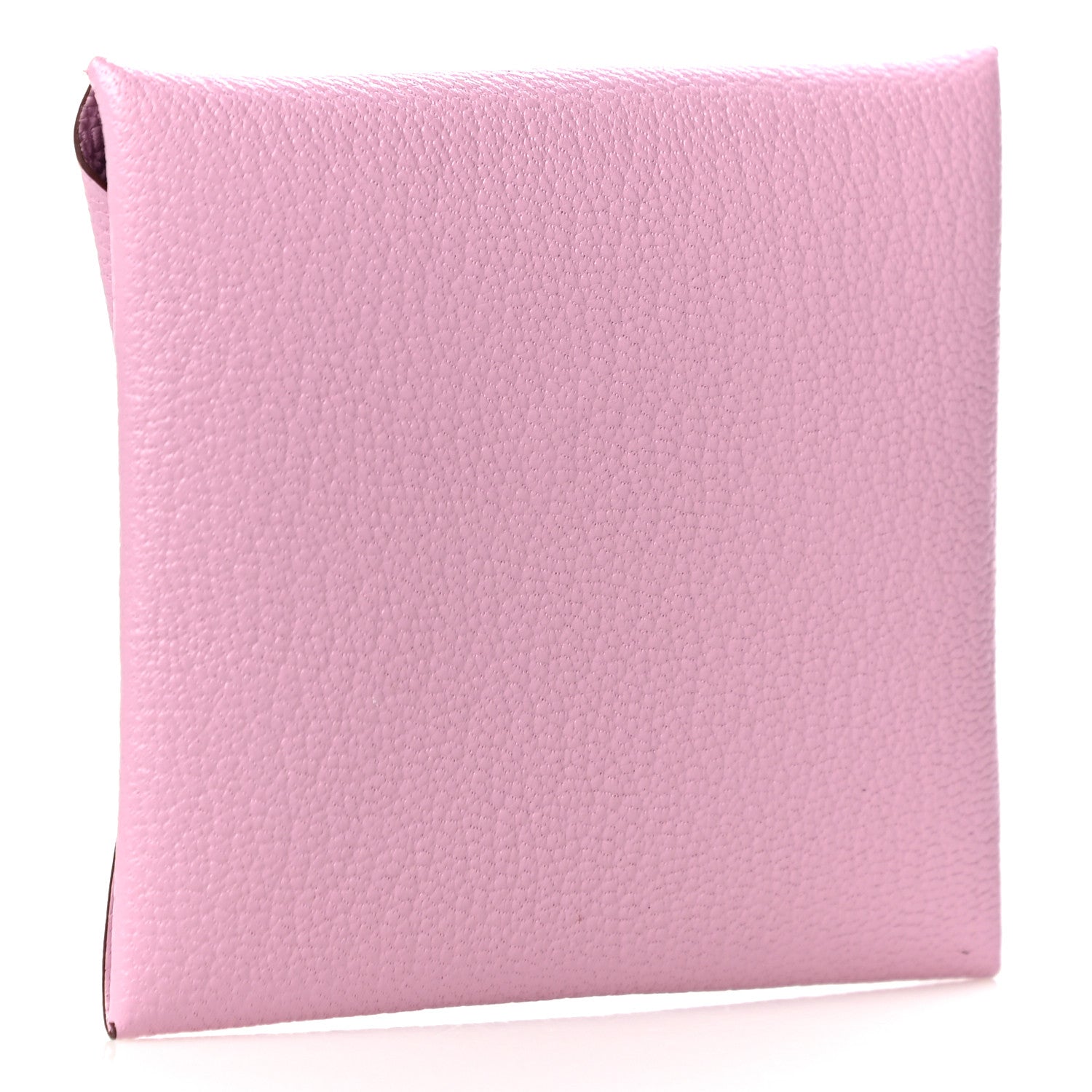 Hermes Chevre Mysore Bastia Coin Purse Mauve Sylvestre 3 of 10