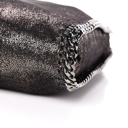 Stella McCartney Chamois Shiny Dotted Small Falabella Tote Ruthenium 6 of 10