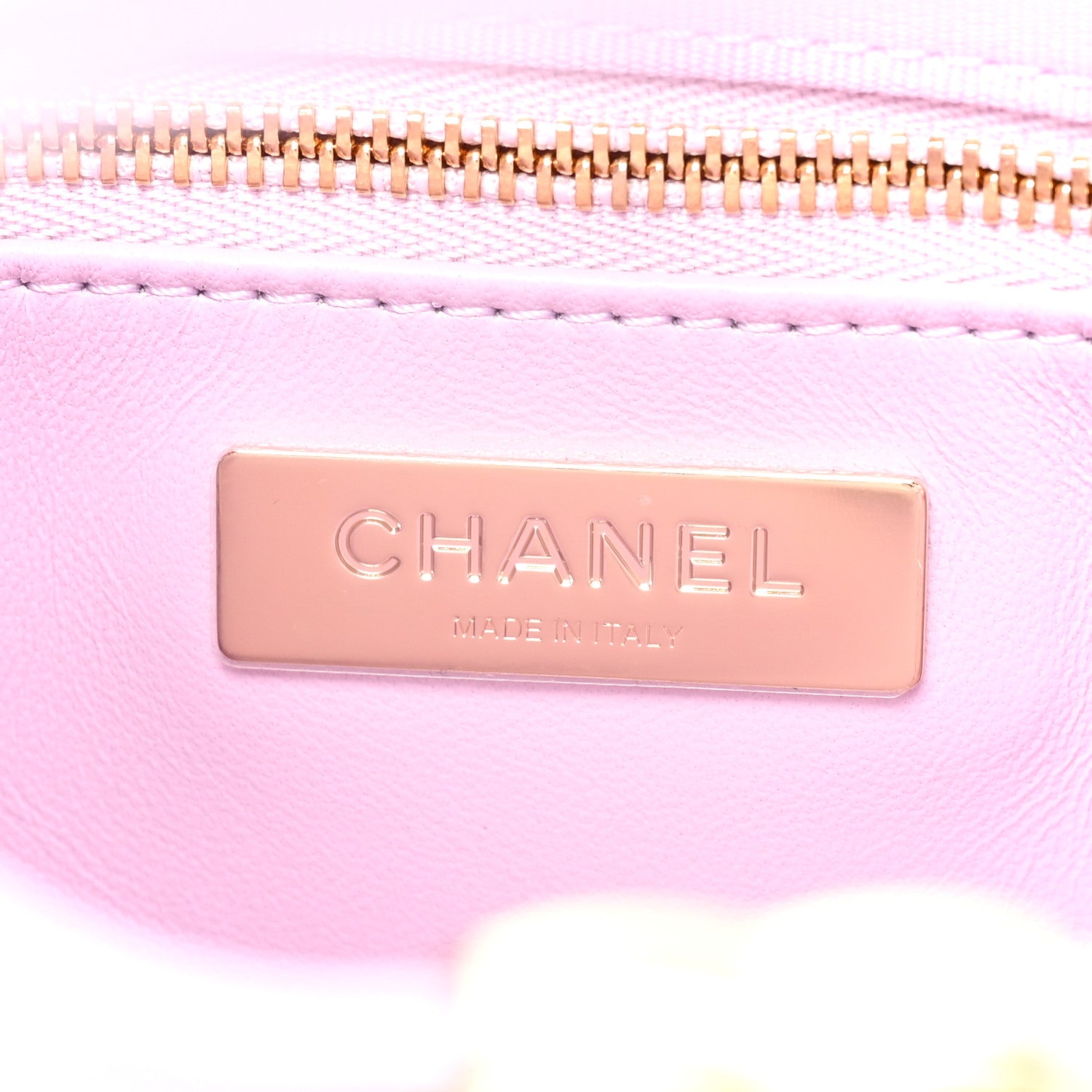 Chanel Shiny Lambskin Quilted Mini 31 Shopping Bag Light Purple 6 of 9