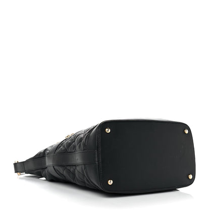 Chanel Caviar Lambskin Quilted Casual Style Hobo Black 3 of 10