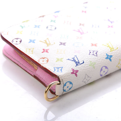 Louis Vuitton Monogram Multicolor Insolite Wallet White Litchi 7 of 11