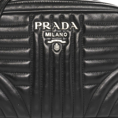 Prada Soft Calfskin Diagramme Camera Bag Black 7 of 9