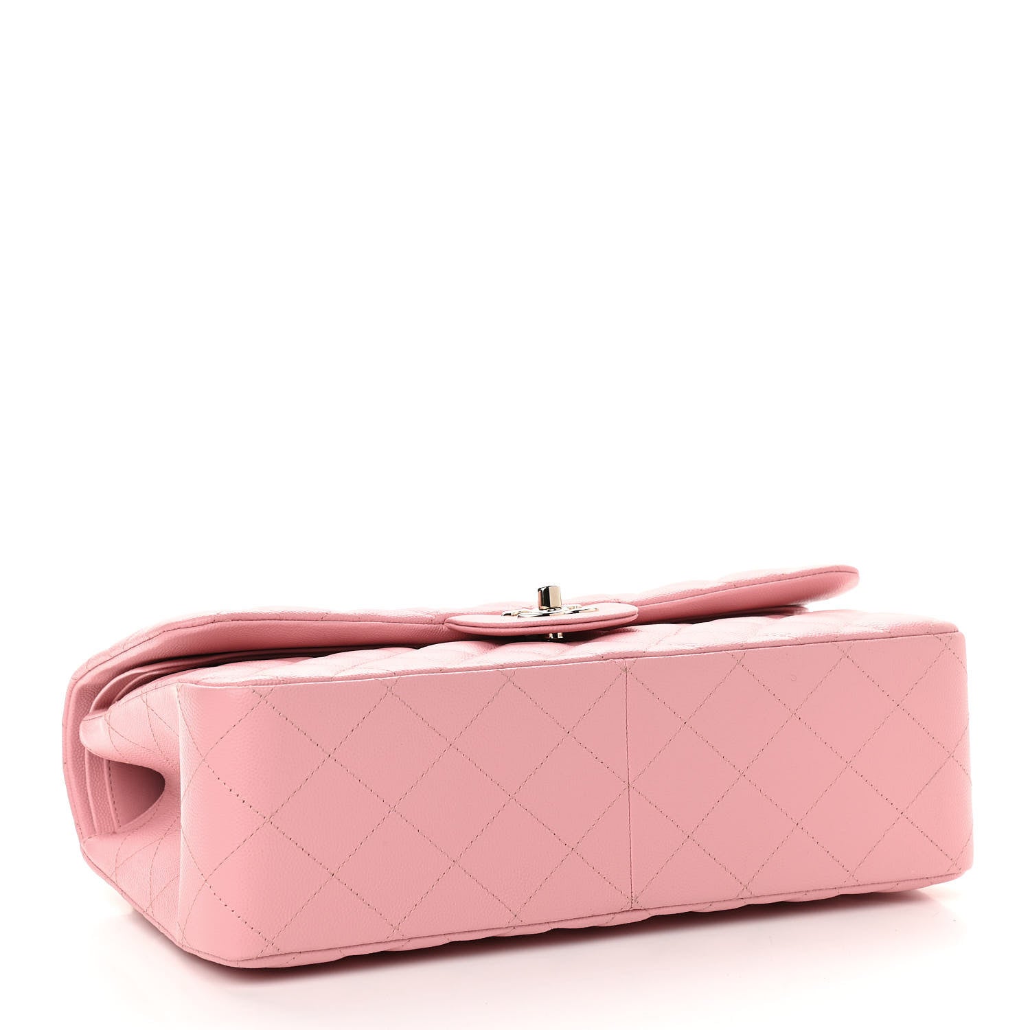 Chanel Caviar Quilted Jumbo Double Flap Pink 4 of 10