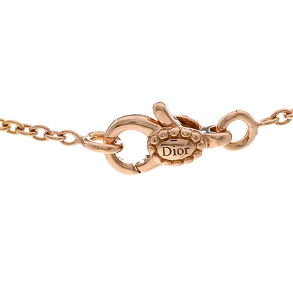 Christian Dior 18K Rose Gold Diamond Black Onyx Rose Des Vents Necklace 4 of 6