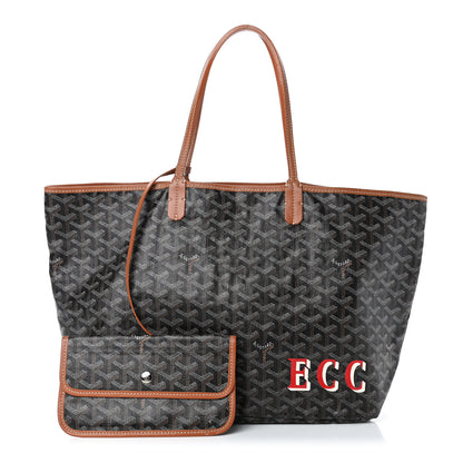Goyard Goyardine Saint Louis PM Black Gold 1 of 4