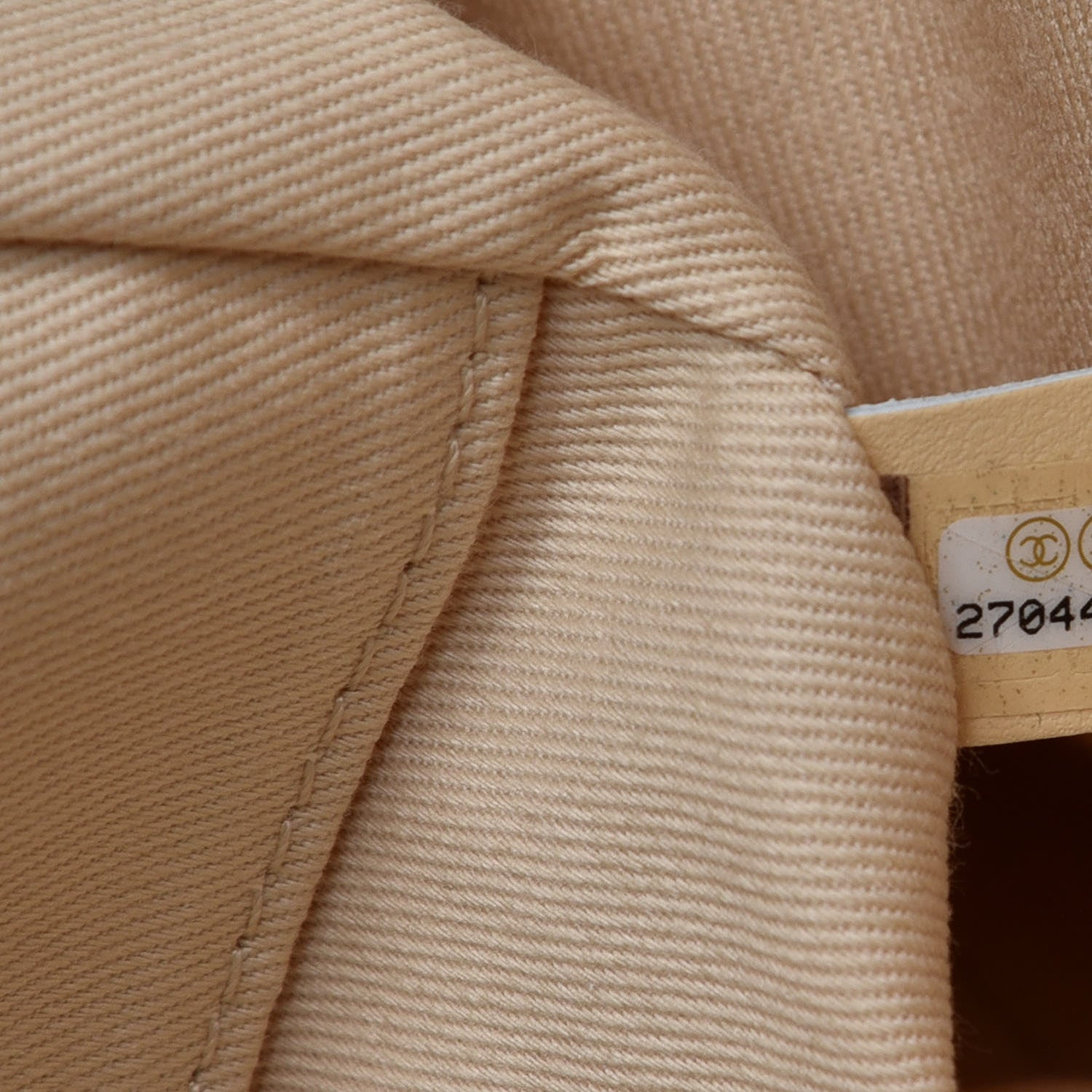 Chanel Canvas Large Deauville Tote Ivory 7 of 9